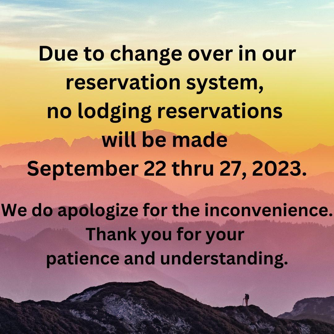 No Reservations Announcement- LGSP