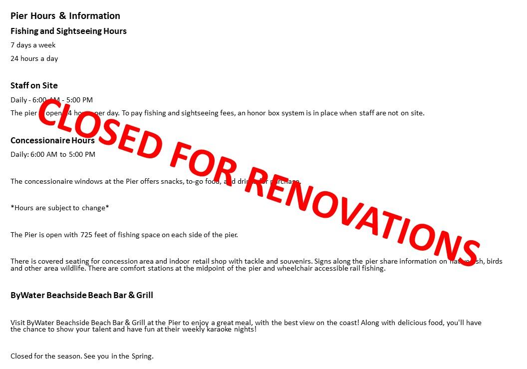 Pier Closure 3