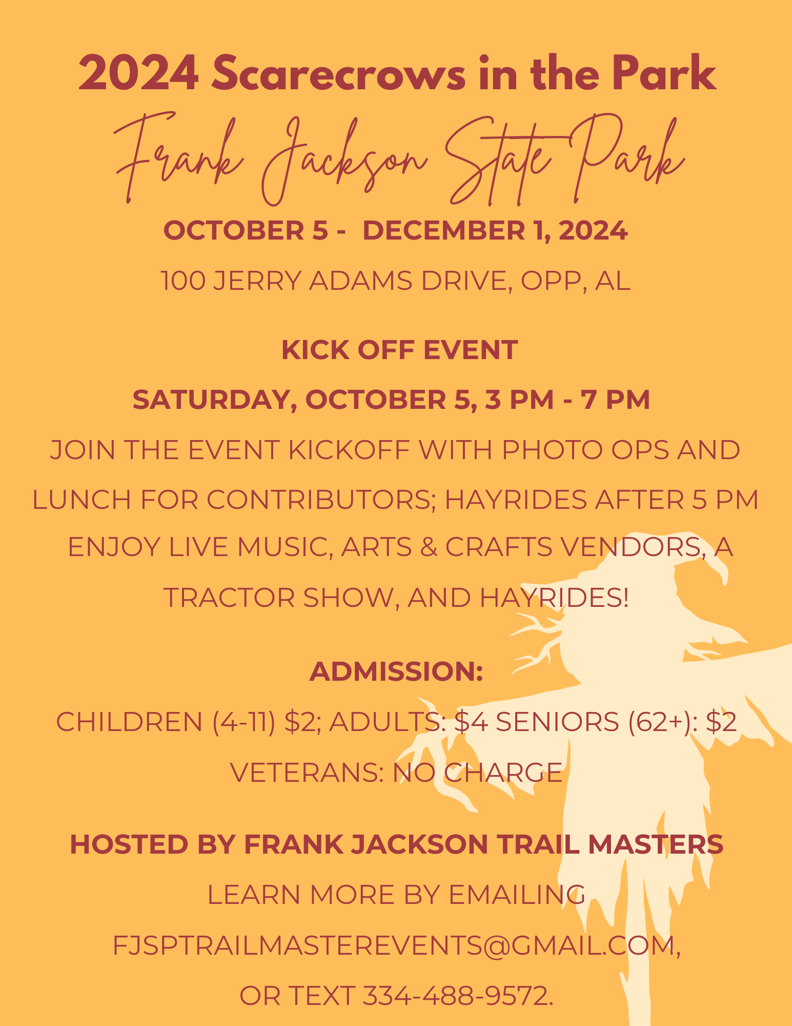 Scarecrows at Frank Jackson State Park