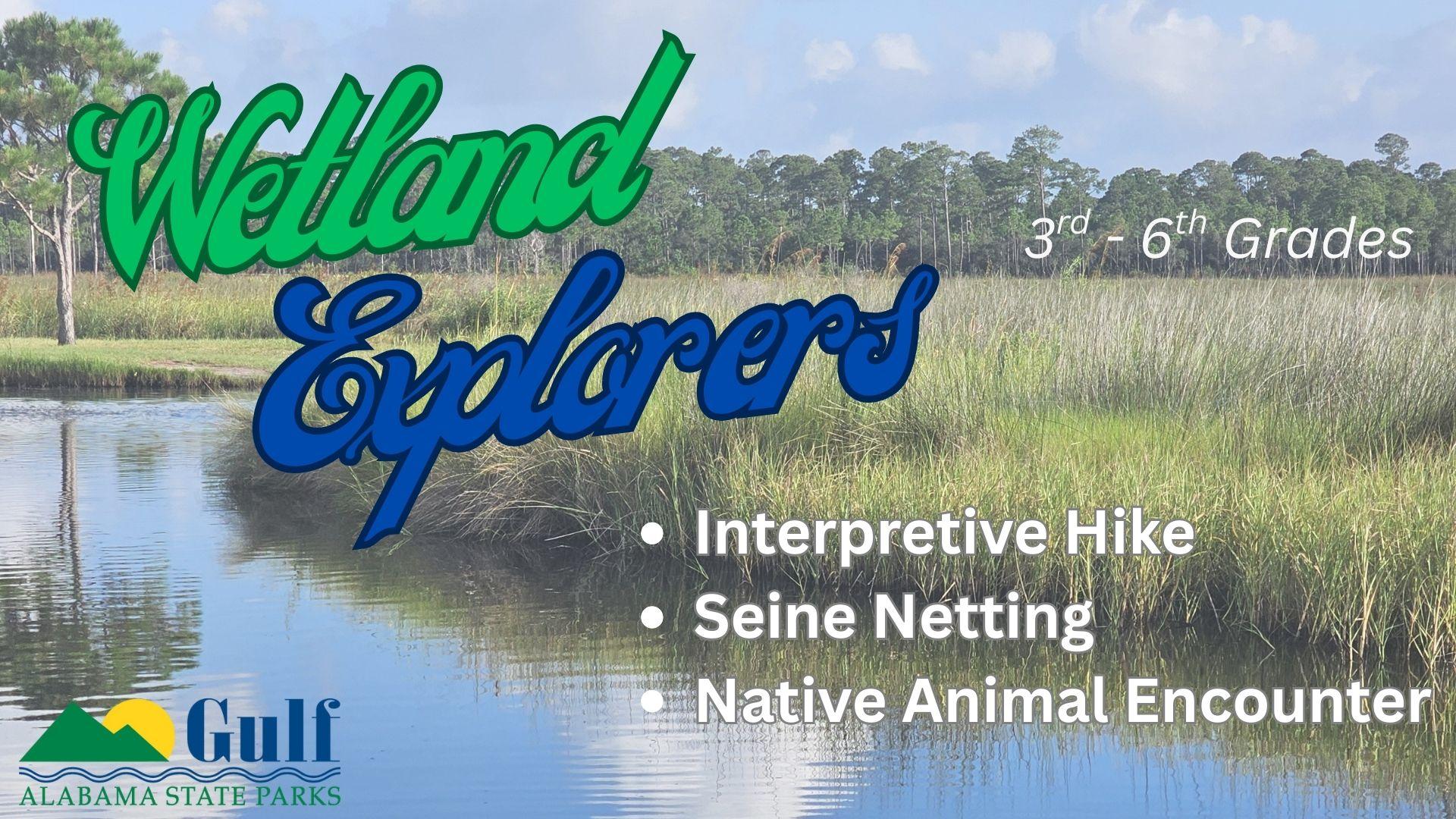 Wetland Explorers fieldtrip description