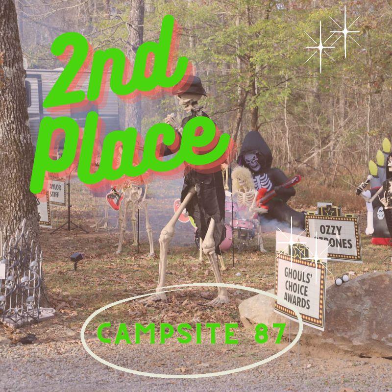 DSP 2nd place campsite decorating contest site 87