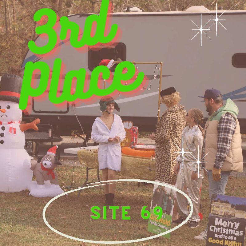 DSP 3rd place campsite decorating contest site 69