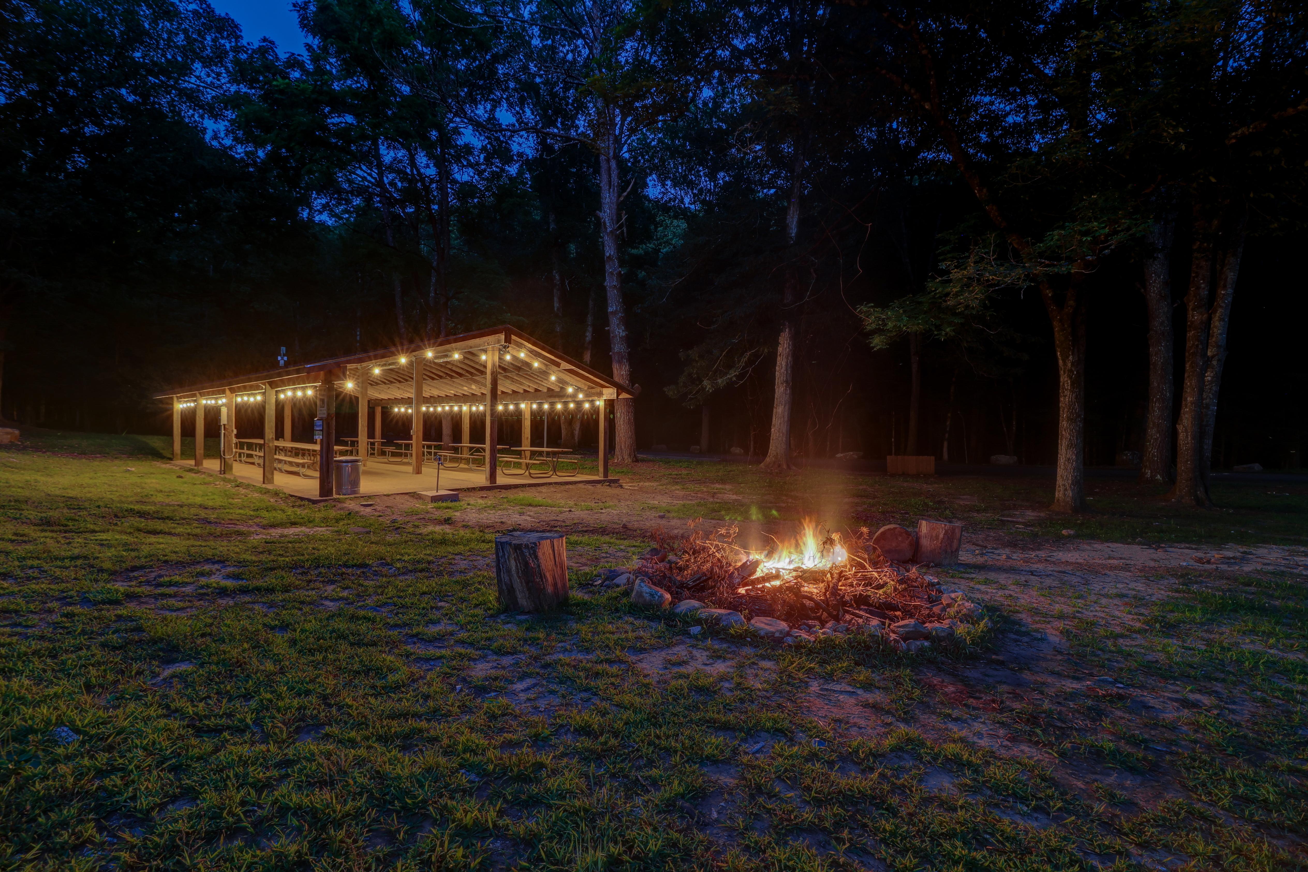 BPSP Pavilion at Night