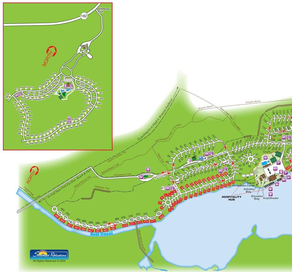 Campground Map West 2026
