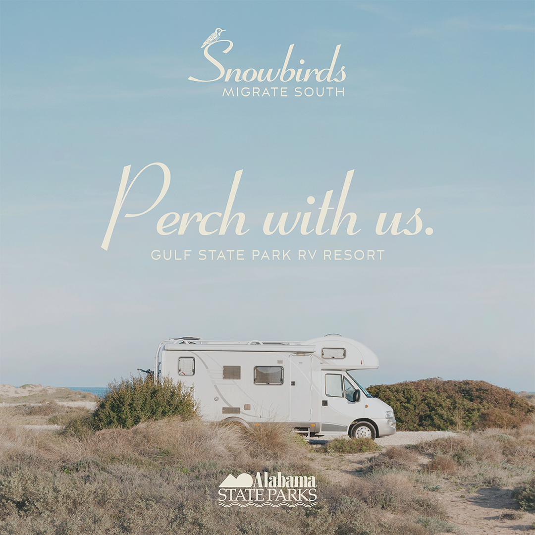 Snowbirds Migrate South to Alabama's Gulf State Park RV Resort