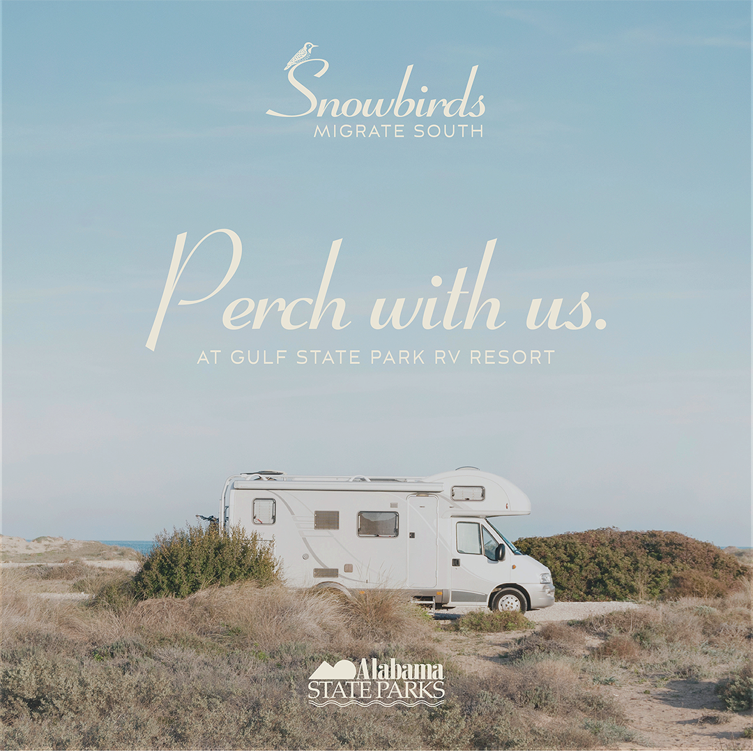 Snowbirds Migrate South to Alabama's Gulf State Park RV Resort